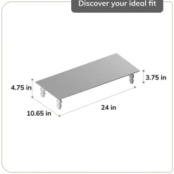 Anji Mountain Acacia Wood Monitor Stand, Up to 32