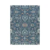 Anji Mountain Rug'd Alta Carpet & Hard Floor Chair Mat, 36" x 48", Blue/Ivory Polyester (AMB9033)