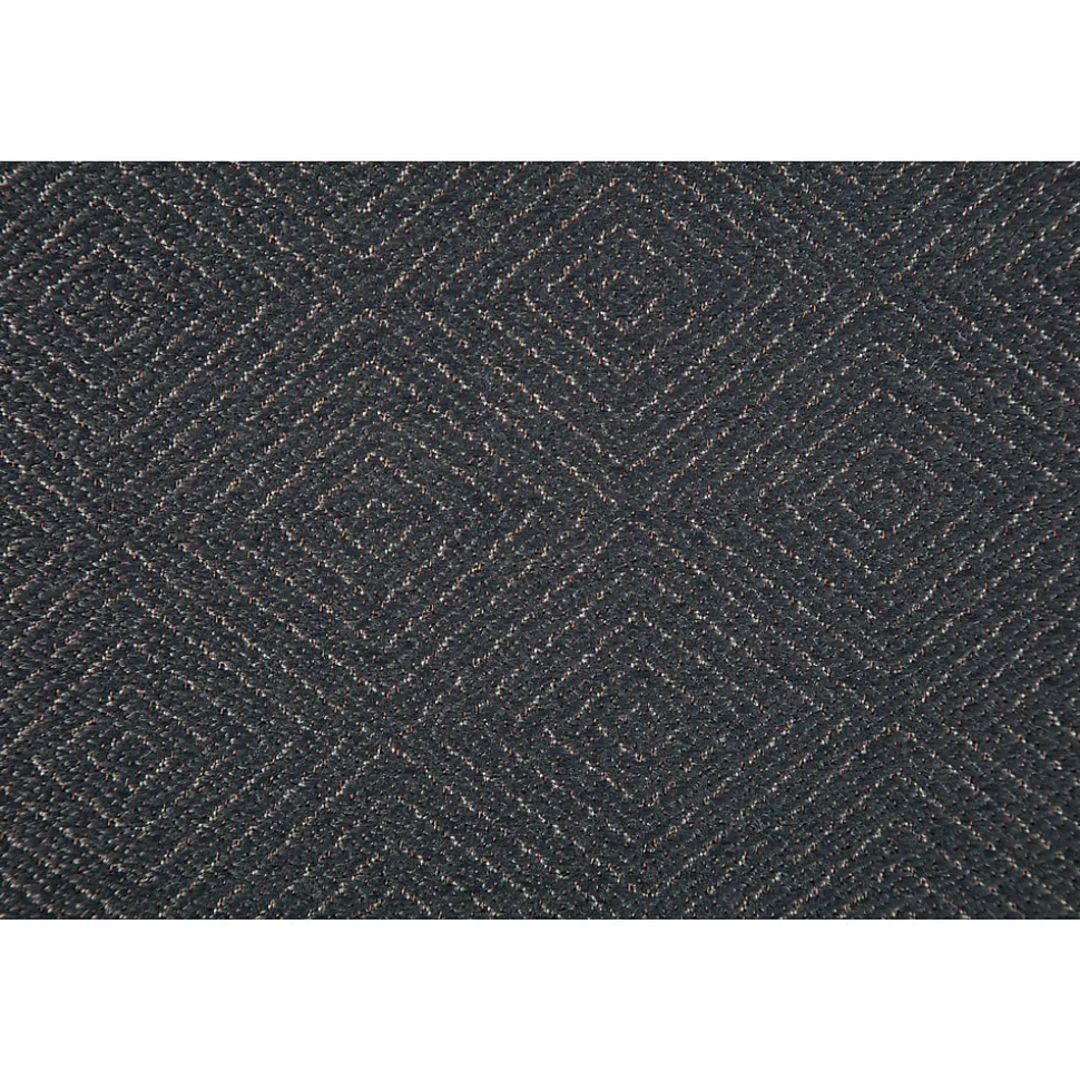 Anji Mountain Rug'd Beluga Carpet & Hard Floor Chair Mat, 36" x 48", Gray Polyester (AMB9029)