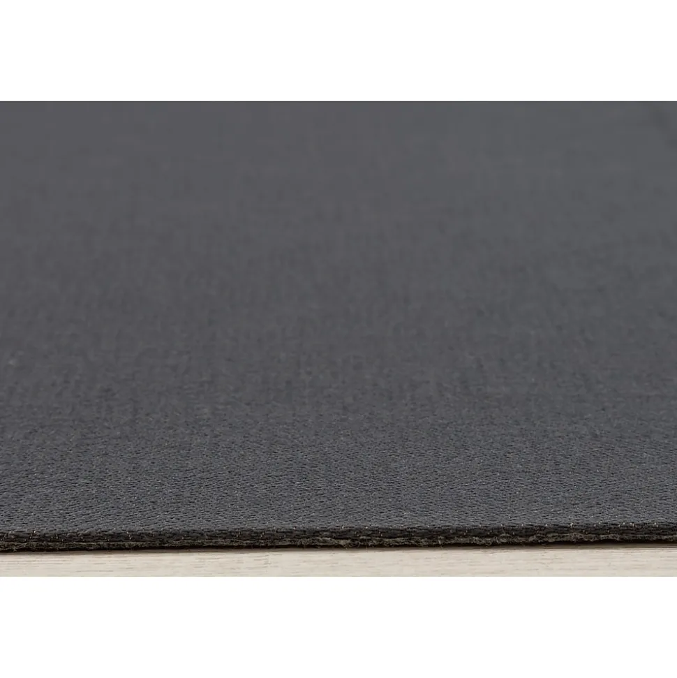 Anji Mountain Rug'd Beluga Carpet & Hard Floor Chair Mat, 36" x 48", Gray Polyester (AMB9029)