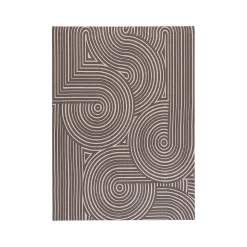 Anji Mountain Rug'd Brixey Carpet & Hard Floor Chair Mat, 36" x 48", Beige/Gray (AMB9037)