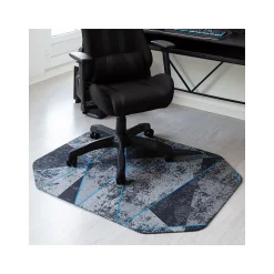 Anji Mountain Rug'd Cracked Ice Carpet & Hard Floor Gaming Chair Mat, 36
