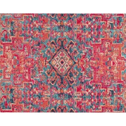 Anji Mountain Rug'd Merida Carpet & Hard Floor Chair Mat, 36" x 48'', Low-Pile, Multicolored (AMB9001S)