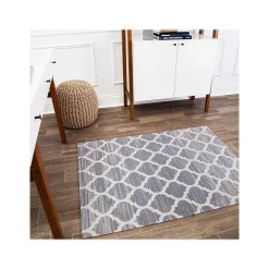 Anji Mountain Rug'd Mitte Carpet & Hard Floor Chair Mat, 36" x 48'', Multicolored (AMB9011)