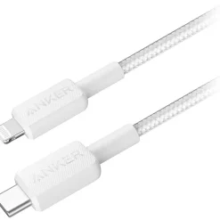 Anker Bio-Braided USB-C Charging Cable, 6 ft., White (A81B6H21-1)
