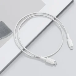 Anker Bio-Braided USB-C Charging Cable, 6 ft., White (A81B6H21-1)