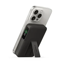 Anker MagGo MagSafe Wireless USB-C Power Bank for iPhone 12 and later, 10,000 mAh, Black (A1654H11-1)