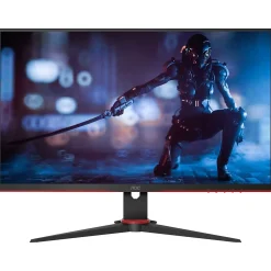 AOC 24" 165 Hz LED Gaming Monitor, Black/Red (24G2SE)