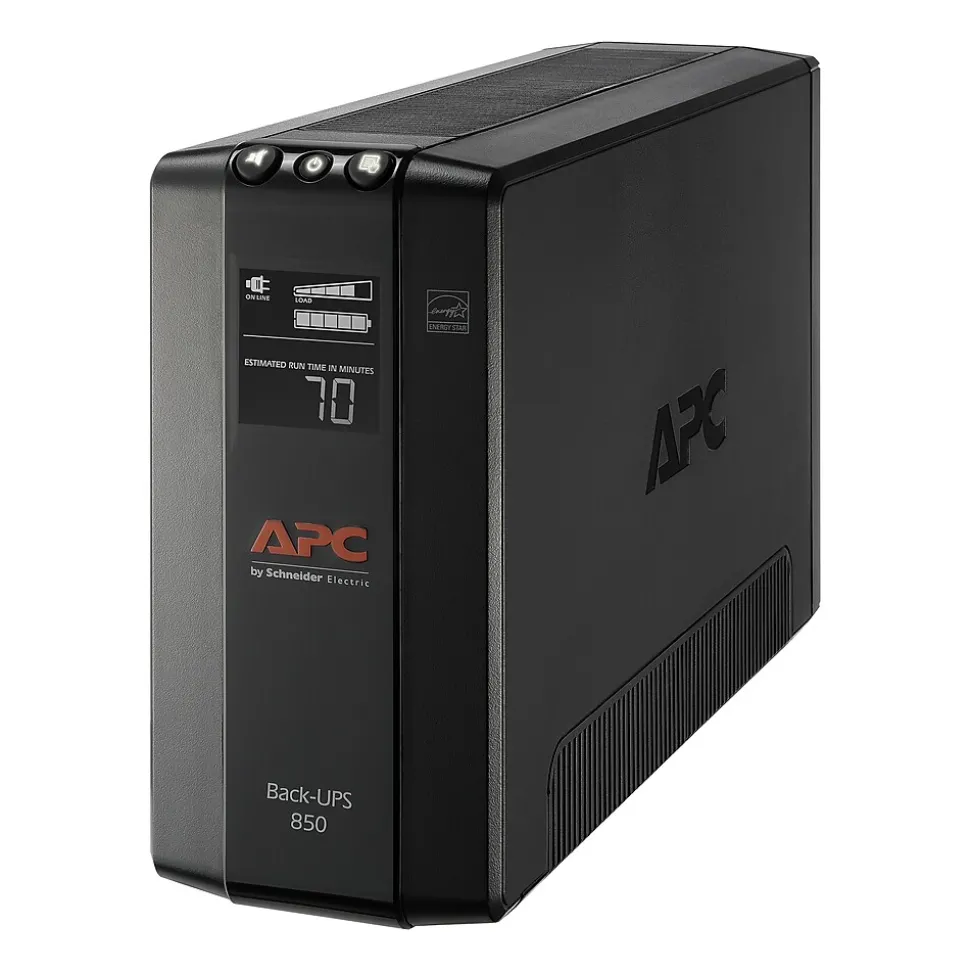 APC Back-UPS Pro Compact Tower 850VA LCD Screen 8 Outlet (BX850M)