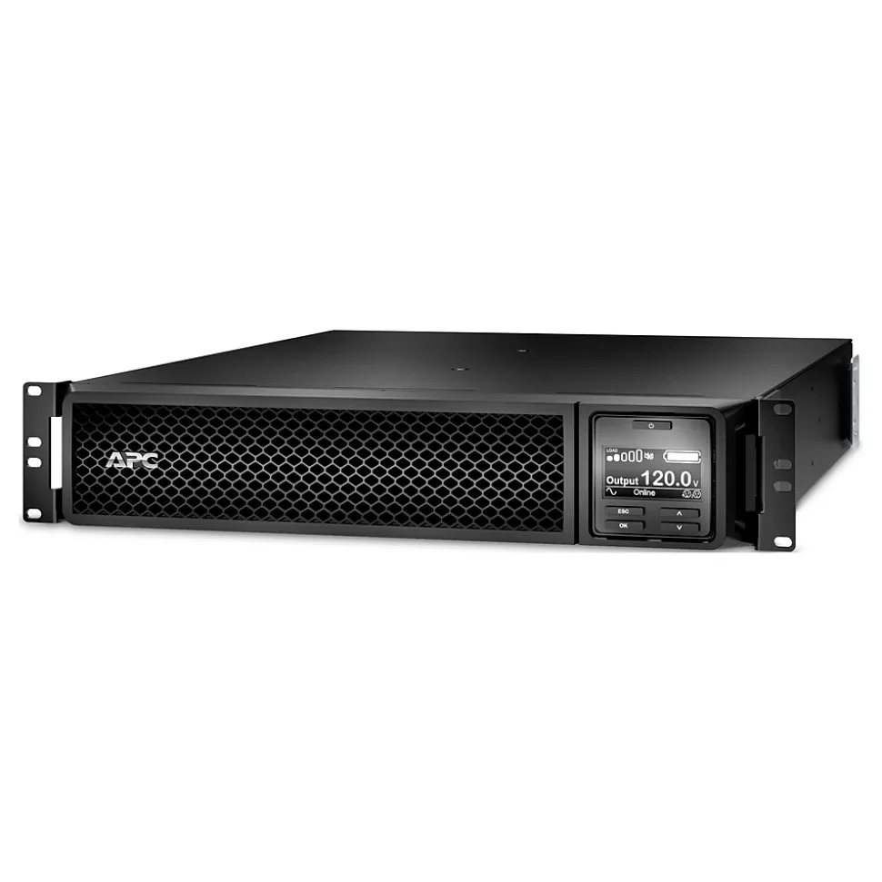 APC by Schneider Electric Smart-UPS SRT2200RMXLA-NC 340 J 2200 VA Rack Mountable Network Card, 6'