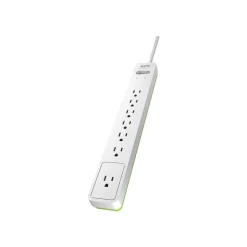 APC Essential SurgeArrest 7-Outlet Surge Protector, 6' Cord (PE76W)