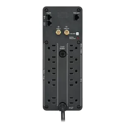 APC Series 1000VA Battery Backup 10-Outlet UPS, Black (BR1000MS)