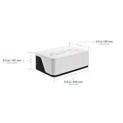 APC UPS Battery Backup & Surge Protector, 500VA UPS with 4 Backup Battery Outlets, USB Type-C, White (BE500G3)