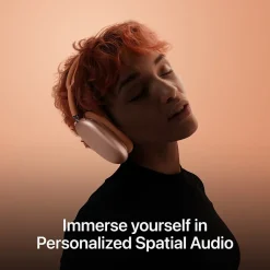 Apple AirPods Max Wireless Active Noise Canceling Over-Ear Headset, USB-C, Bluetooth, Starlight (MWW53AM/A)