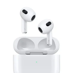 Apple AirPods (3rd Gen) Bluetooth Earbuds with Lightning Charging Case, White (MPNY3AM/A)