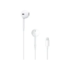 Apple EarPods with Lightning Connector Headphones, White (MMTN2AM/A)