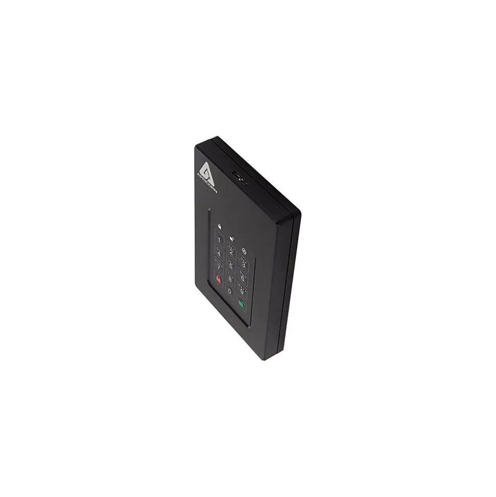 Apricorn Aegis Fortress 5TB, External Hard Drive, Black (AFL3-5TB)