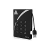 Apricorn Aegis Padlock 3.0 1TB USB 3.0 External Hard Drive, Black (A25-3PL256-1000)