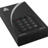 Apricorn Aegis Padlock DT 10TB USB 3.0 External Hard Drive, Black (ADT-3PL256F-10TB)