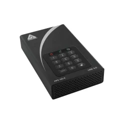 Apricorn Aegis Padlock DT 2TB USB 3.0/USB 2.0 External Hard Drive, Black (ADT-3PL256F-2000)