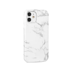 Argento MVMT Granite Phone Case for iPhone 11/XR, White Marble (IC7686MB11RWHA)