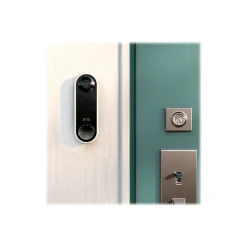 Arlo Essential Wi-Fi Wired Smart Video Doorbell, White (AVD1001-100NAS)