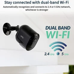 Arlo Pro 5S 2K Wireless Security Camera, 3 Pack, Black (VMC4360B-100NAS)