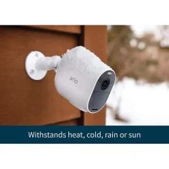 Arlo VMC2030-100NAS Essential Wireless Indoor/Outdoor HD Security Camera, White