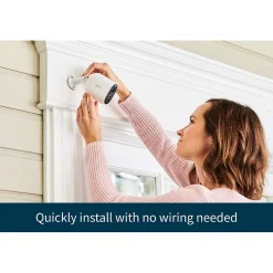 Arlo VMC2030-100NAS Essential Wireless Indoor/Outdoor HD Security Camera, White