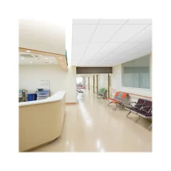 Armstrong CALLA Health Zone Square Edge Ceiling Tile 9/16, 24" x 48", White, 6/Carton (BP2235)