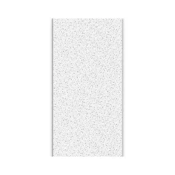 Armstrong FINE FISSURED Square Lay-In Edge Ceiling Tile, 24" x 48", White, 12/Carton (BP1729A)