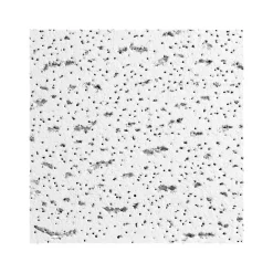 Armstrong FISSURED Square Lay-In Edge Ceiling Tile, 24" x 24", White, 16/Carton (BP756A)