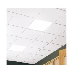 Armstrong GEORGIAN Total Acoustics Square Edge Ceiling Tile, 24" x 48", White, 8/Carton (BP795)