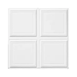 Armstrong LEDGES Tegular Edge Ceiling Tile, 24" x 24", White, 12/Carton (BP303A)