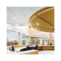 Armstrong MESA Angled Tegular Edge Ceiling Tile, 24" x 24", White, Dozen (BP686)