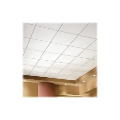 Armstrong OPTIMA Square Lay-In Edge Ceiling Tile, 24" x 24", White, 24/Carton (BP3152)