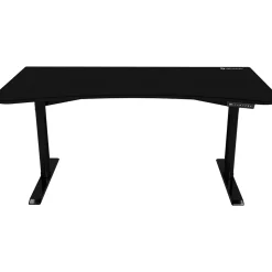 Arozzi Arena Moto 63"W Curved 29-46"H Adjustable Standing Gaming Desk, Black (AZ-ARENA-MOTO)