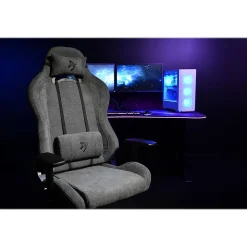 Arozzi Torretta 2023 Edition Fabric Ergonomic Rocker Gaming Chair, Ash (TORRETTA-SFB-ASH2)
