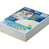 Array 65 lb. Cardstock Paper, 8.5" x 11", Assorted Colors, 250 Sheets/Pack (PAC101196)