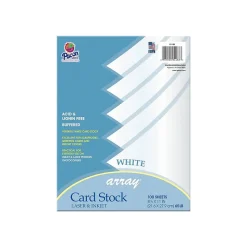 Array 65 lb. Cardstock Paper, 8.5" x 11", White, 100 Sheets/Pack (101188)