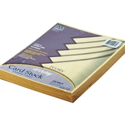 Array 65 lb. Cardstock Paper, 8.5" x 11", Ivory, 100 Sheets/Pack (101186)