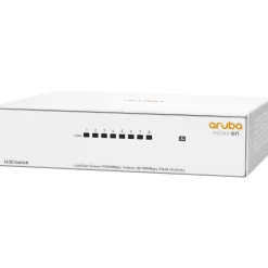 Aruba 1430 8-Port Gigabit Ethernet Unmanaged Switch, White (R8R45A#ABA)