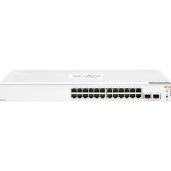 Aruba Instant On 1830 24-Port Gigabit Ethernet Managed Switch, 10/100/1000 Mbps, White (JL813A#ABA)