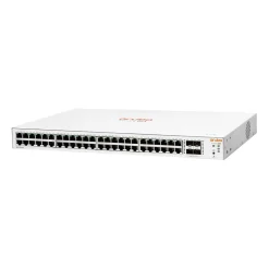 Aruba Instant On 1830 48-Port Gigabit Ethernet Managed Switch, 10/100/1000 Mbps, White (JL814A#ABA)