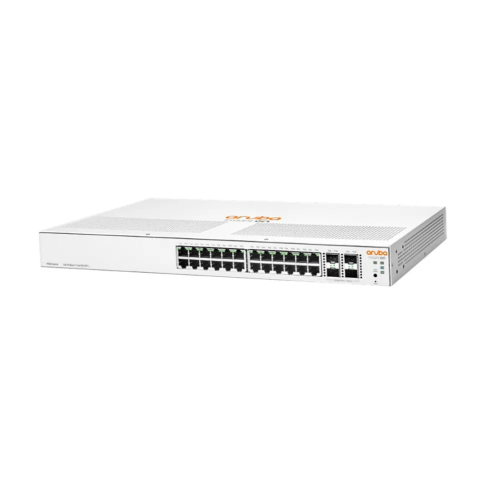 Aruba Instant On 1930 24-Port Gigabit Ethernet Managed Switch, 10/100/1000 Mbps, White (JL682A#ABA)