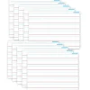 Ashley Productions® Smart Poly® PosterMat Pals® Space Savers Handwriting, 1" Ruling, 13" x 9.5", Pack of 10 (ASH97001)