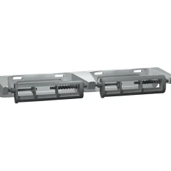 ASI Bathroom Tissue Dispenser, Double Roll, Surface Mounted, Heavy-duty Cast Aluminum, 13"L x 4-3/4"W x 1-3/4"H