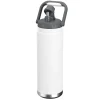 ASOBU Canyon Stainless Steel Vacuum Insulated Water Bottle, 50 oz., White (ADNATMF7W)