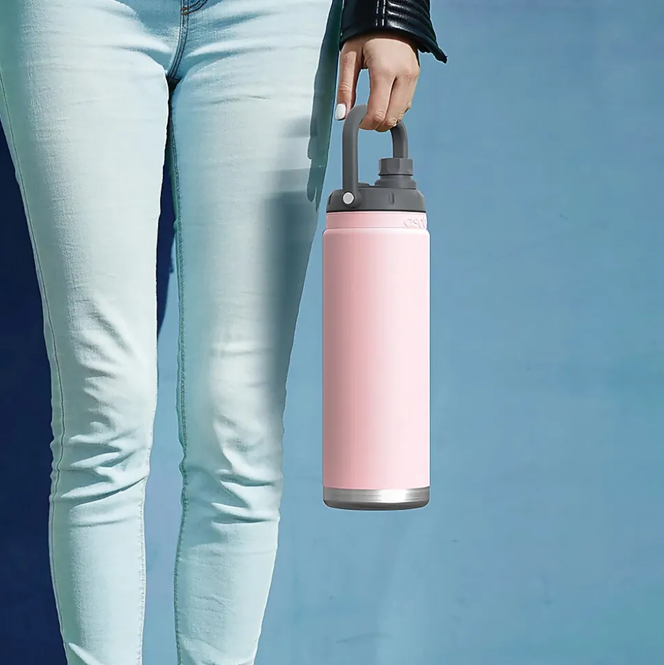 ASOBU Canyon Stainless Steel Vacuum Insulated Water Bottle, 50 oz., Pink (ADNATMF7P)