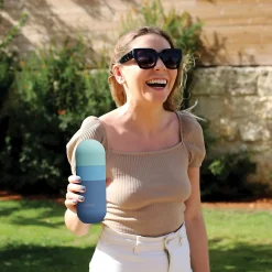 ASOBU Orb Water Bottle, 14 oz., Pastel Blue (SBV30)